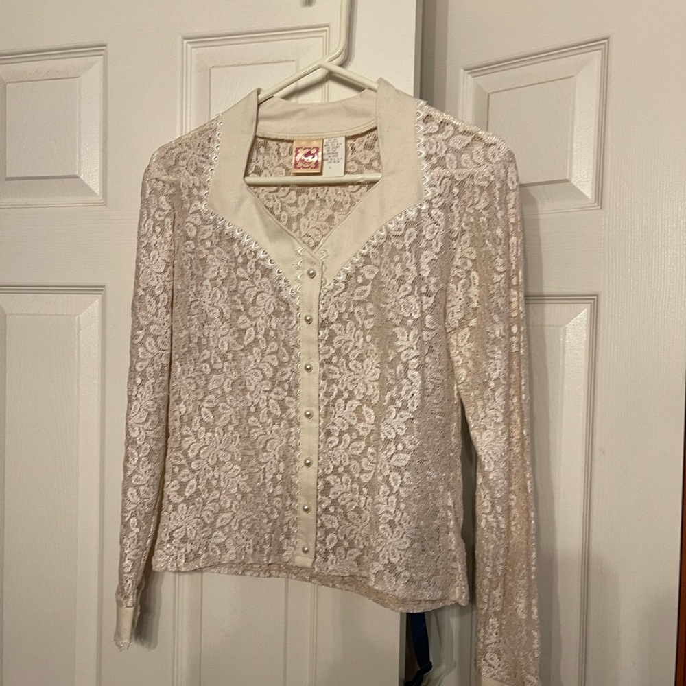 Lace cover up.